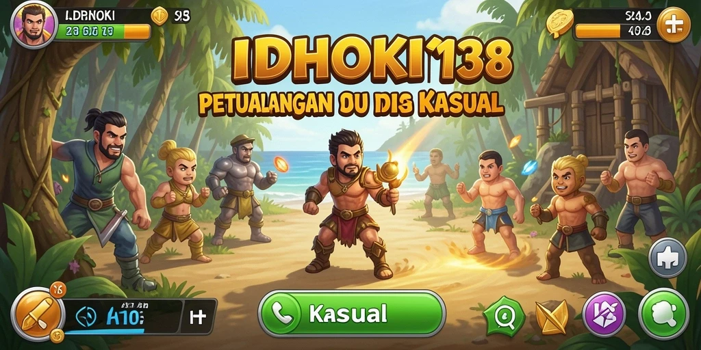 Tampilan antarmuka IDRHOKI138 yang ceria dan menarik.