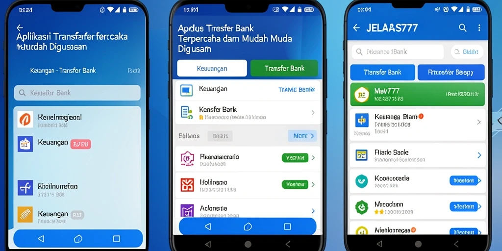 Tampilan antarmuka aplikasi JELAS777 yang sederhana dan efisien.