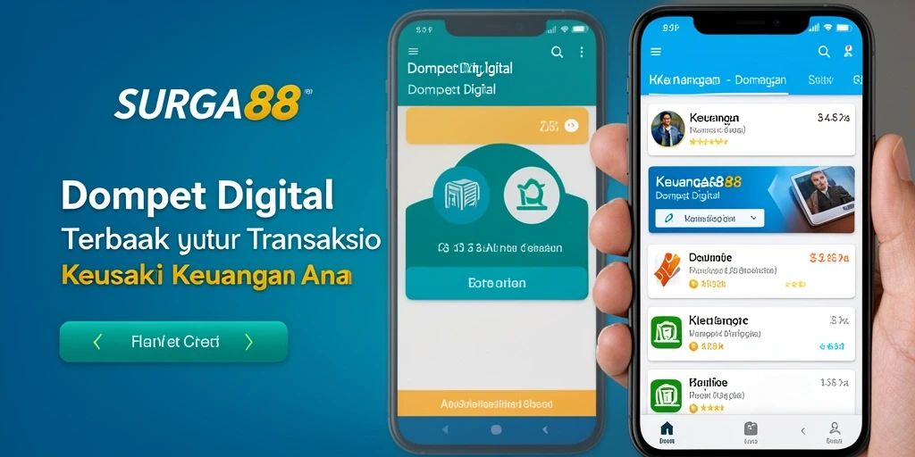 Antarmuka intuitif dan fungsional dari aplikasi SURGA88.