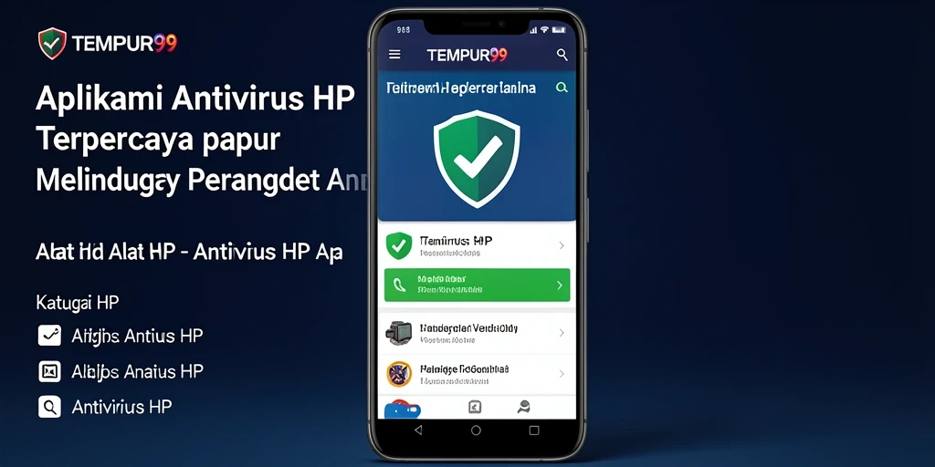 Antarmuka TEMPUR99 yang intuitif menampilkan status keamanan perangkat.