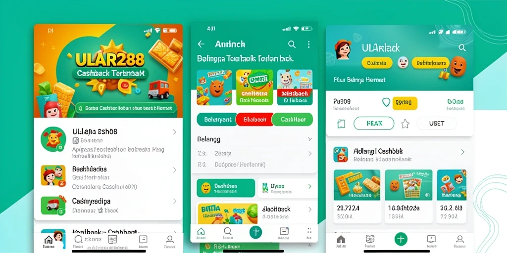 Tampilan antarmuka ULAR288 yang menampilkan fitur cashback terbaru.