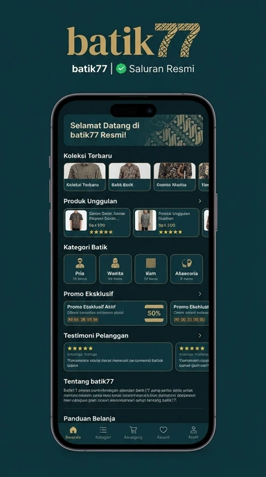 Kanal Resmi Batik77 untuk Pengguna Android